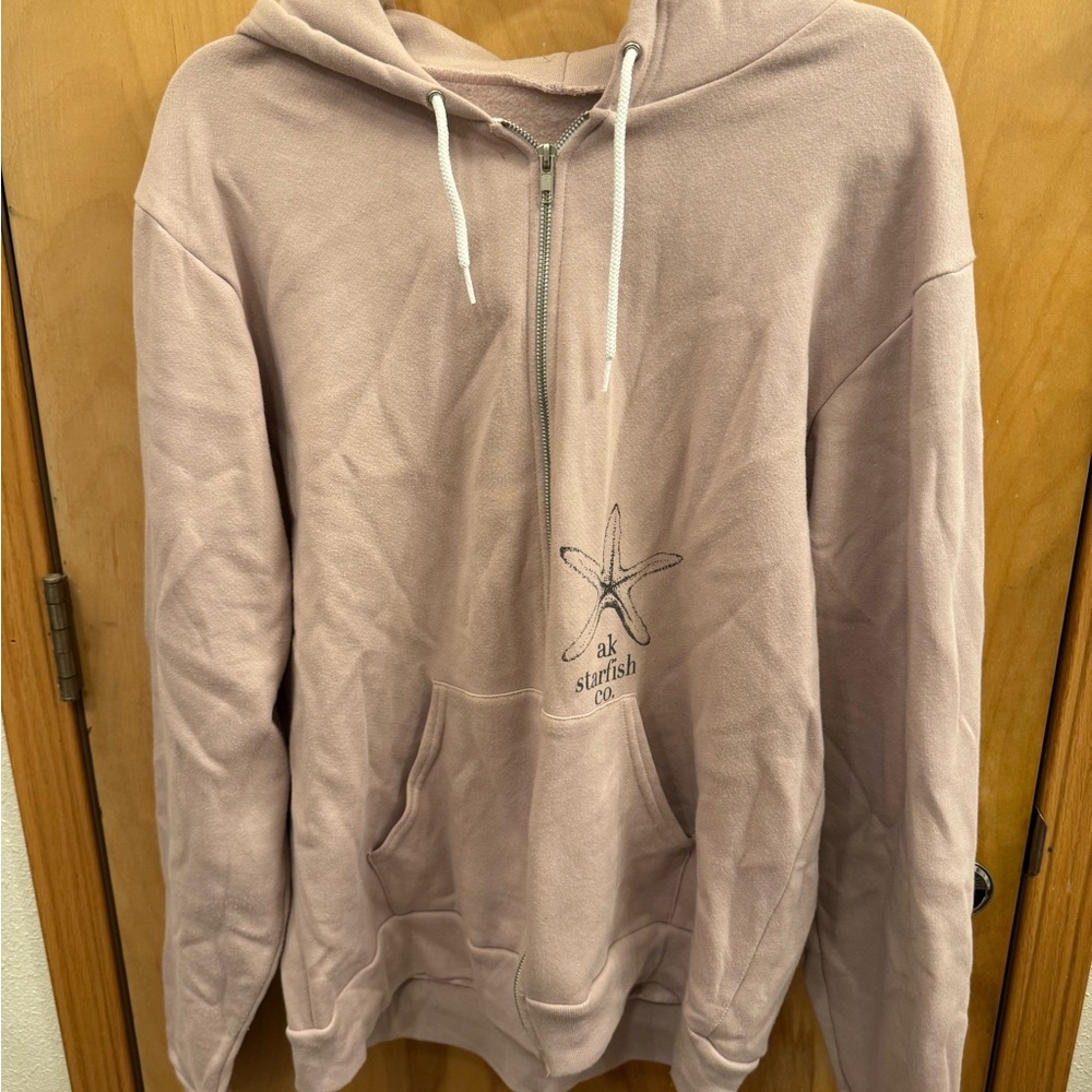 American Apparel AK Starfish Pink Hoodie